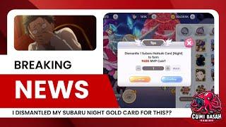 [ROX] I DISMANTLED SUBARU NIGHT GOLD CARD FOR THIS!! | RAGNAROK X NEXT GENERATION