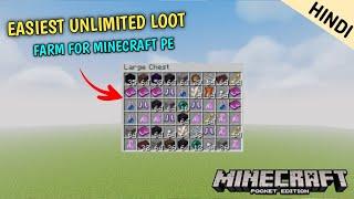 Minecraft Unlimited Loot Farm | Pocket Edition