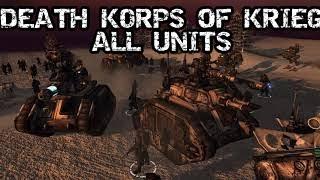 Ultimate Mod Warhammer 40.000 |  All Units of Death Korps of Krieg - Men of War: Assault Squad 2