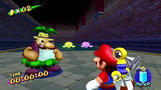 Super Mario Sunshine (3D All-Stars)  Ricco Harbor - Blooper Surfing Safari #1