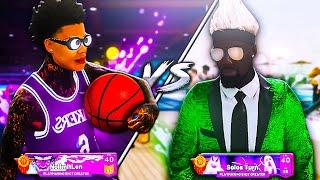 PULLING UP ON COMP STREAMERS on NBA 2K22 with MY DEMIGOD PLAYSHOT BUILD! (Nolimit Len VS Solo DF)