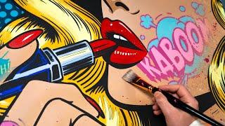  "Diva Dynamite": The Birth of a Pop Art Work | Live Artistic Demonstration