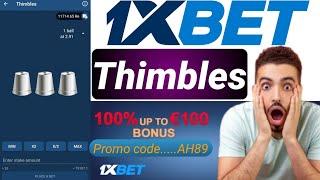 "Thimbles game" 1xbet 2,50,000 winning proof Tricks and tips with hack file