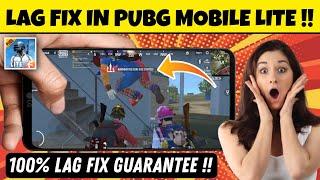 Lag Fix in Pubg Mobile Lite | Pubg Lite Lag Fix 2022 | How to Fix Lag in Pubg Mobile Lite