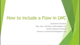 How to Include a Flow in LWC