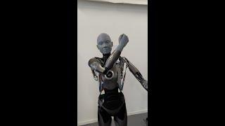 This is Ameca, the most advanced life-like robot in the world!  #shorts