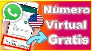 ¡Fácil de CREAR un NÚMERO VIRTUAL para WHATSAPP 2025! [Número Virtual]