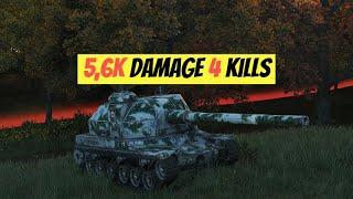 Bat.-Châtillon 155 58 5,6K Damage 4 Kills World of Tanks