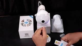 Meisort VR13E 360 Degree Panoramic View, Wi-Fi IP Camera Bulb LED Light - Connection Process