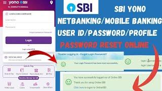 How To Forget SBI User Name And Password Online | forget profile password #sbi #sbinetbanking