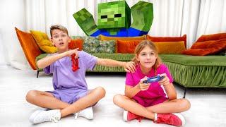 Five Kids Minecraft Animation Finds Us In Real Life