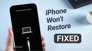 iPhone Won't Restore in Recovery Mode? Here is the Fix!| Top 3 Ways 2024
