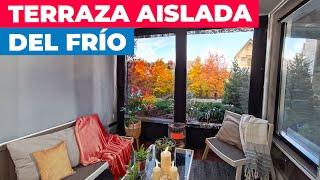 Cómo aislar una terraza del frío