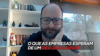 O que as empresas esperam de um dev Java júnior