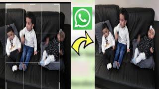 How To Upload Full WhatsApp Profile Picture Without Cropping using an app | Software Mobile Tips