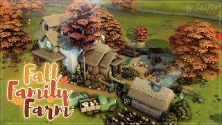 Осенняя семейная ферма│Строительство│Fall Family Farm│SpeedBuild│NO CC [The Sims 4]