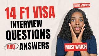 14 USA F1 Student Visa Interview Questions and Answers