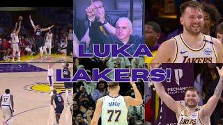 BEST REACTIONS on Luka Doncic leading LA Lakers over LA Clippers! Before, MID and After Game