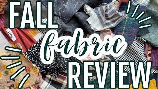 Fall Fabric Collection Review  |  Style Maker Fabrics Swatch Video