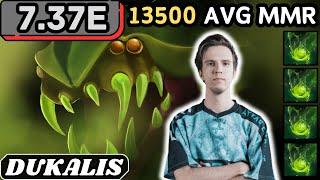 7.37e - Rank 7 Dukalis VENOMANCER Hard Support Gameplay 21 ASSISTS - Dota 2 Full Match Gameplay