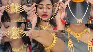 ১ গ্রামের কান পাশ || Light weight Lahori & Earrings Design  Parama Jewellery Museum