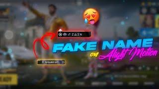 How To Add Fake Name In Lobby | Name Change Tutorial | ZAINX69 | PUBG MOBILE | BGMI | EDITING