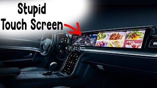 Why Car touch screens are STUPID and DANGEROUS