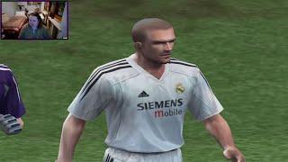 Retrogaming con PES 4. REAL MADRID - BARCELONA, El Clasico si fa acceso fin dall'inizio!