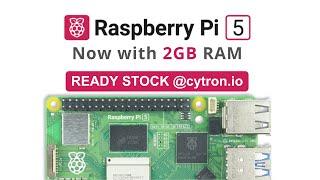 Raspberry Pi 5 with 2GB RAM #pi5