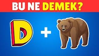 Emojilerle Anlatılanı TAHMİN ET  Tam 50 Kelime Bulmaca Bul Bakalım Emoji