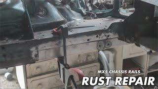 How to Repair Chassis Rail Rust / Mazda Miata Mx5