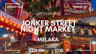 Unbelievable Night Market Adventure in Melaka!  Must-See Lights at Bandar Hilir & Jonker Walk!