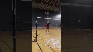 How many net shots?!?#badminton #bwf #victorbadminton #badmintonlovers #training #gym #viral #video