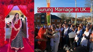 || Bidhya Fupu ko Bihya ma || Gurung Marriage in UK || Jessica Gurung ||