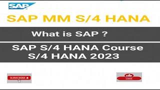 What is SAP ? | Introduction to SAP S/4 HANA | SAP MM S/4 HANA Complete  Training |  Learn SAP | ERP