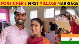 Foreigner Experiencing an Indian Village Marriage for the First Time