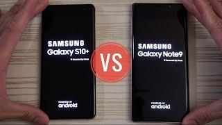 Samsung Galaxy S10 Plus vs Note 9 - Speed Test!