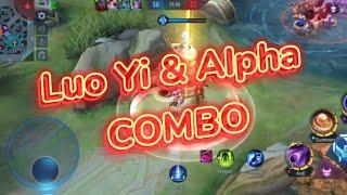 Luo Yi and Alpha NEW COMBO! MLBB Mobile Legends Hero Skill Testing