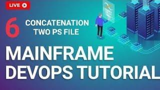 concatenation two ps file|mainframe tutorials for beginners|#jcl #psfile #pdsfile #mainframe #cobol