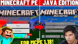 How to Download  Java UI For Minecraft Pe 1.18+ ||Java UI For mcpe