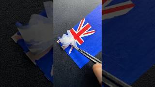 Australia flag drawing  | #art #flagdrawing