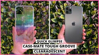 CaseMate Tough Groove Case Clearadescent iPhone 11 Pro Max