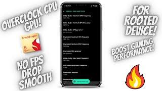  How To Boost Your Gaming Performance In Rooted Device !! overclock Cpu And Gpu In Rooted Device 