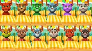 My Talking Tom 2 Vs My Talking Tom 2 ( 12 Colors ) Rainbow