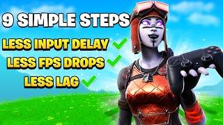 9 EASY Ways To Remove Input Delay + Lag On Console! (Fortnite Tips PS4 + Xbox)