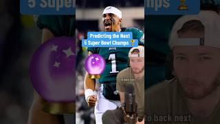 Predicting the Next 5 Super Bowl Champs 