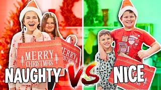 NAUGHTY vs NICE CHRISTMAS PRESENT Challenge!! | JKREW