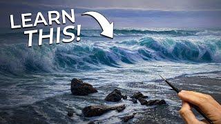 Livestream! Painting a Crashing Wave in Oils