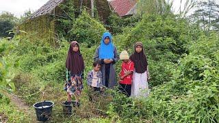 NEKAD !! SATU KELUARGA MEMILIH TINGGAL DI ANTARA RUMAH KOSONG TERBENGKALAI TENGAH HUTAN