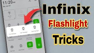 Infinix Flashlight Settings | Infinix Flashlight hidden tricks